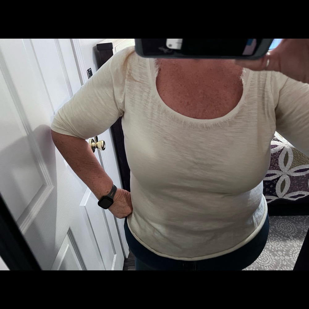 Lane Bryant white shirt